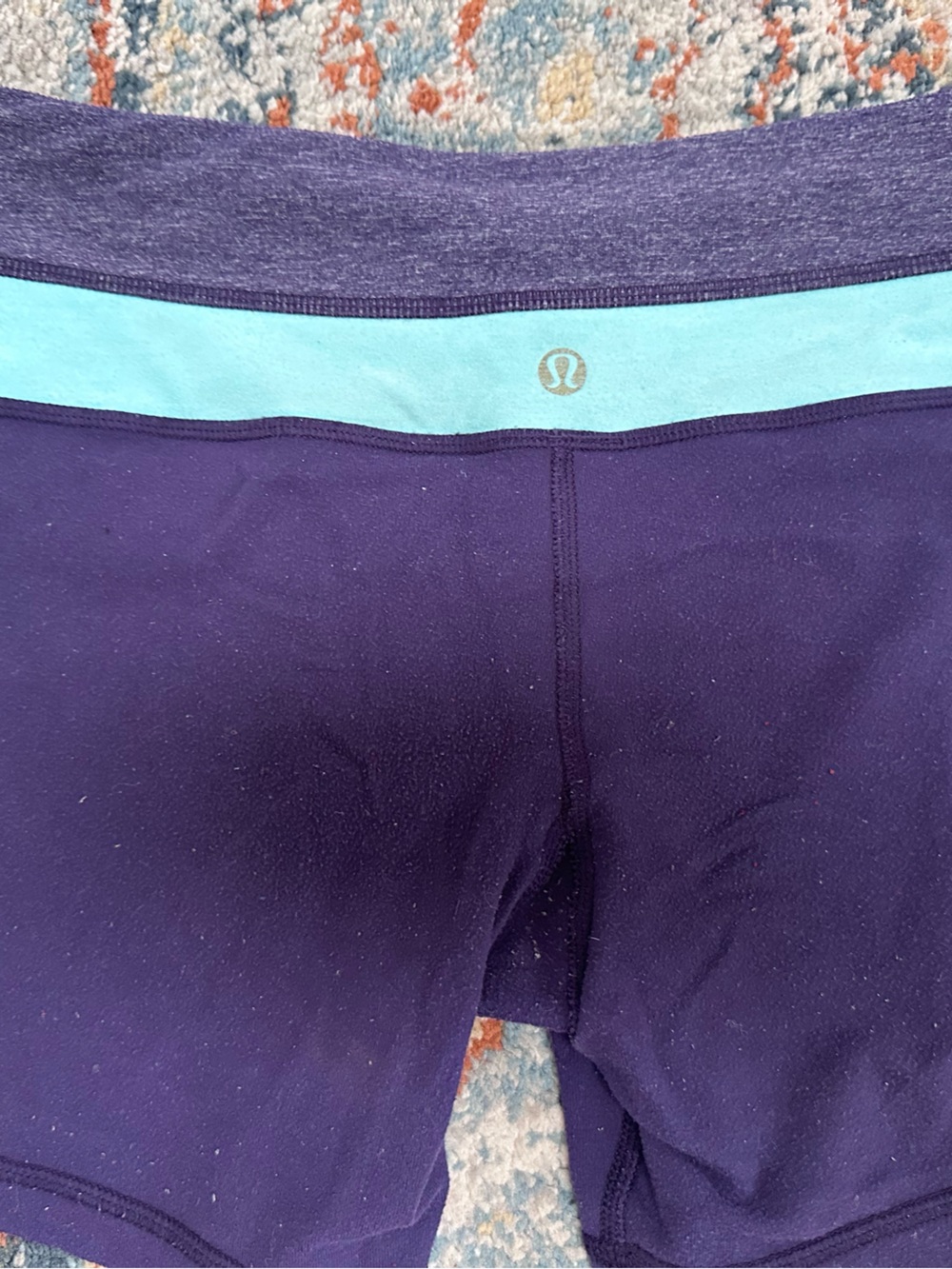 Lululemon Athletic Shorts - Gray & Navy - Picture 2 of 5